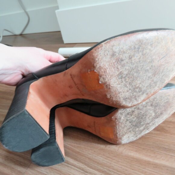 MADEWELL The Sutton Ankle Boots in Black Leather Minimalist Classic - Size US 8 - Picture 14 of 14